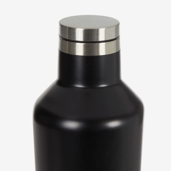 NWT Corkcicle Canteen 16 oz Black Gloss for hot AND cold drinks - Picture 2 of 2